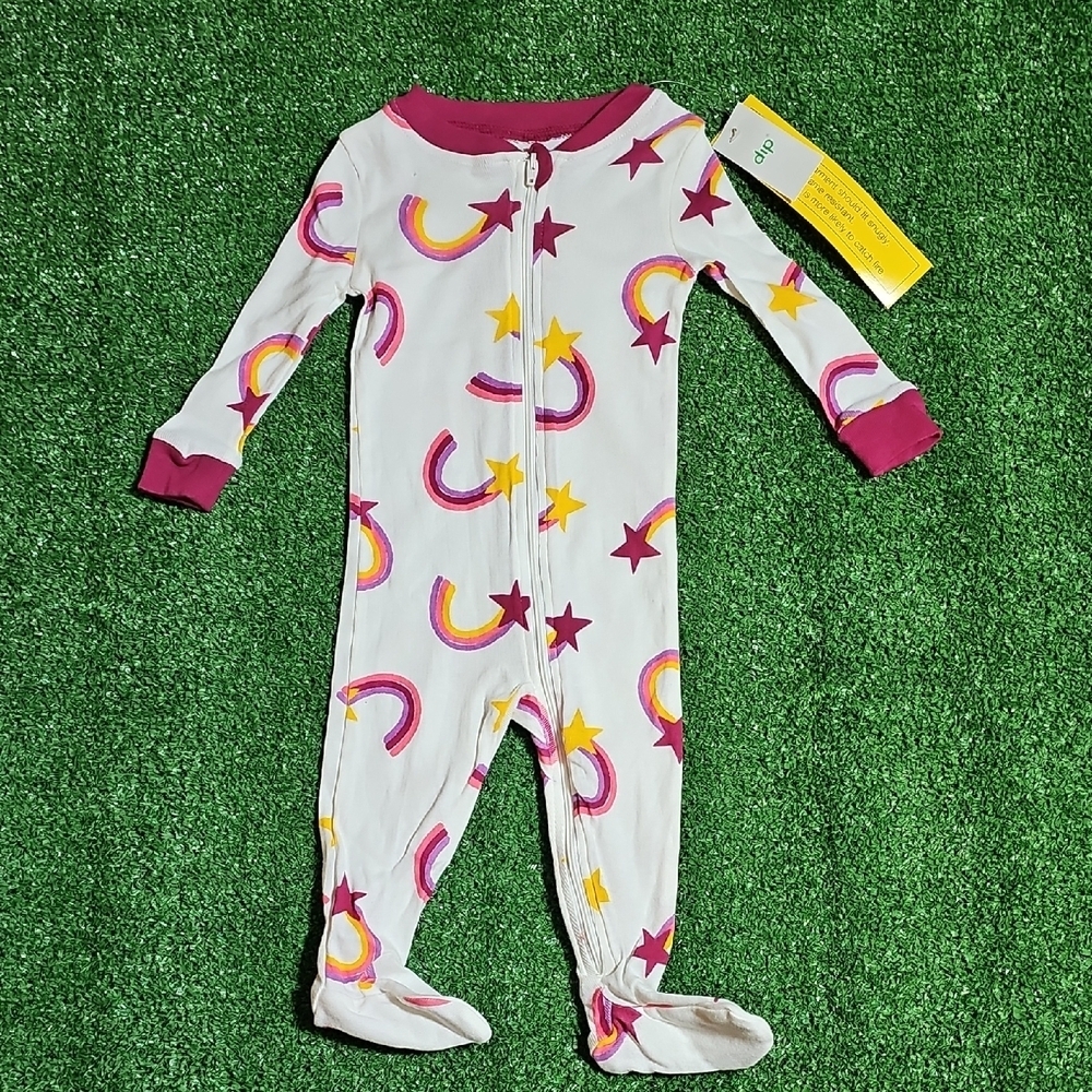 Colorful Rainbow and Star Baby One Piece